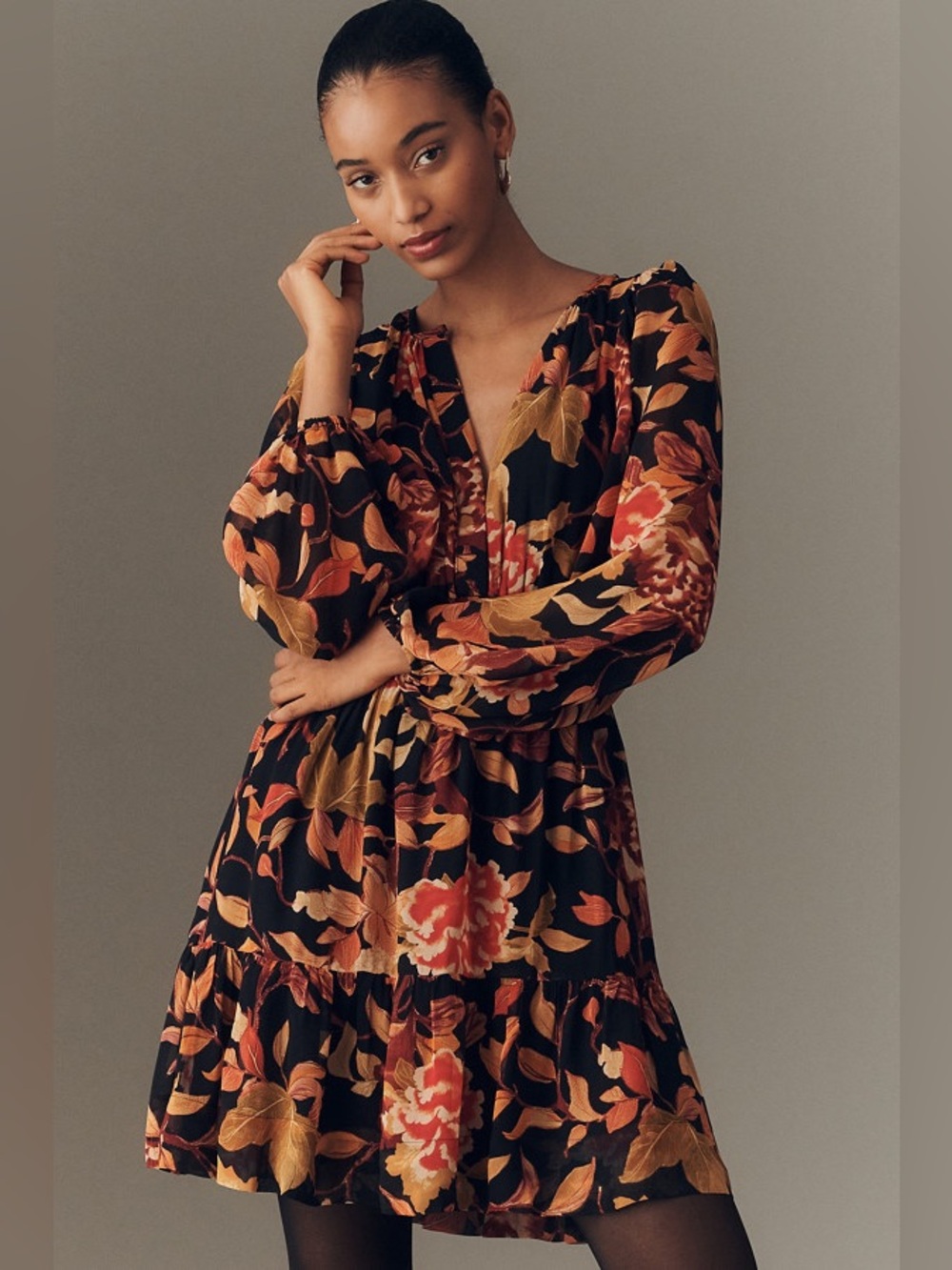 NWT Size XL - The Somerset Mini Dress: Long-Sleeve Edition (NWT US$ 158) - Picture 11 of 12